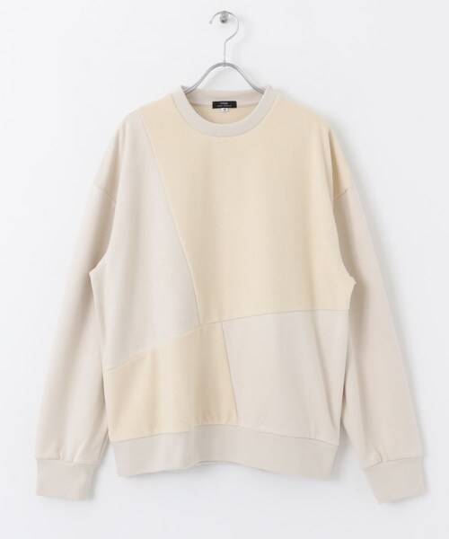 ITEMS URBANRESEARCH（アイテムズ アーバンリサーチ）の「『静電気防止』裏フリースフェイクスウェード クレイジープルオーバー（その他トップス・メンズ・GRN/BLU/IVO/BLK・M/L）」の13枚目の写真