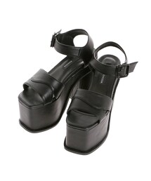 EMODA | アシンメトリーカットバルキーサンダル(サンダル)