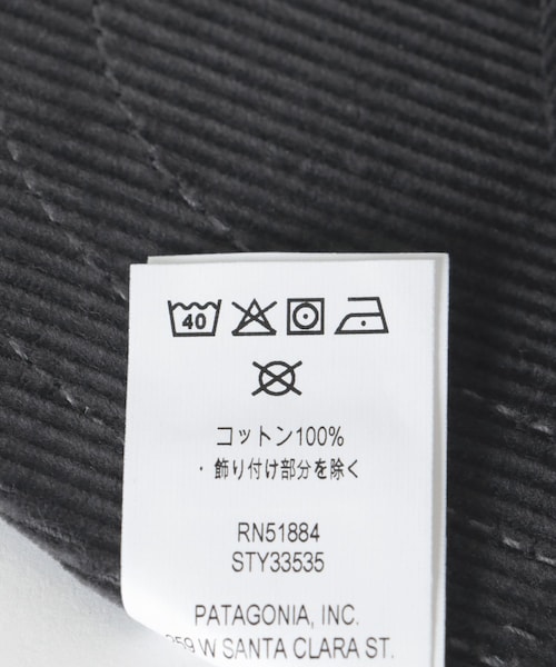 URBAN RESEARCH DOORS（アーバンリサーチドアーズ）の「patagonia　CORDUROY CAP（キャップ・メンズ・OLGB/OLGT/OLCB・One）」の9枚目の写真