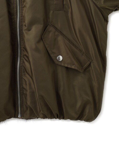 ADAM ET ROPE'（アダムエロペ）の「【STAND STUDIO（スタンド スタジオ）】Thilda Jacket（MA-1・レディース・カーキ・34）」の20枚目の写真