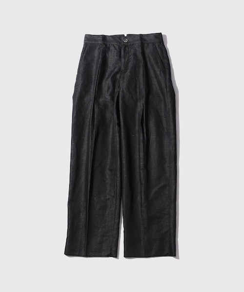 ADAM ET ROPE'（アダムエロペ）の「【Pelemele/ペールメール】HIBACK TROUSERS CHAMBRAY（その他パンツ・メンズ・ブラック・L/M）」の2枚目の写真
