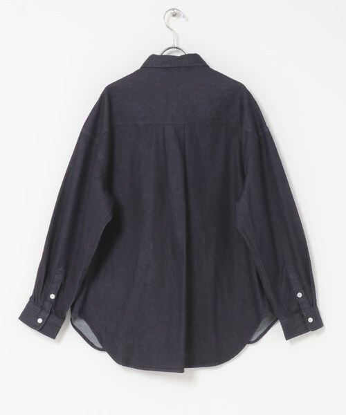 URBAN RESEARCH ROSSO（アーバンリサーチロッソ）の「『WEB限定』デニムオーバーシャツ（シャツ/ブラウス・レディース・INDIGO/FOG PINK・Free）」の13枚目の写真