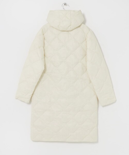 ITEMS URBANRESEARCH（アイテムズ アーバンリサーチ）の「TAION　HOOD LONG DOWN JACKET（その他アウター・レディース・BLK/OFF/D.CHOCO・M/L/XL）」の14枚目の写真