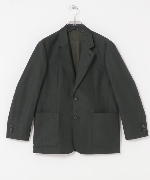 URBAN RESEARCH（アーバンリサーチ）の「new basic　WOOL LINEN JACKET（テーラードジャケット・メンズ・BROWN/D GREEN・M/L/XL）」の12枚目の写真