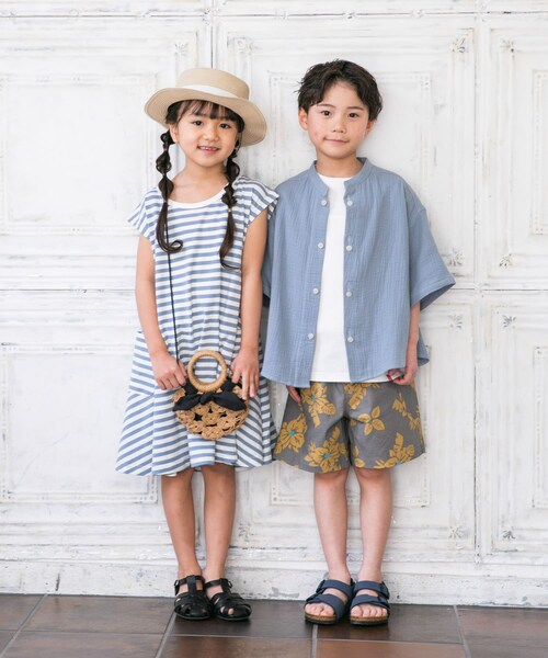 URBAN RESEARCH DOORS(アーバンリサーチドアーズ)の「ボーダーフレアワンピース(KIDS)(ワンピース・キッズ・BLUE/PURPLE・105/120/135)」の20枚目の写真