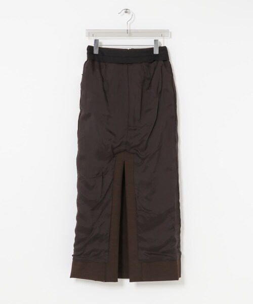 URBAN RESEARCH（アーバンリサーチ）の「new basic　BRADFORD WOOL SKIRT（スカート・レディース・BLACK/BROWN・36/38/40）」の22枚目の写真