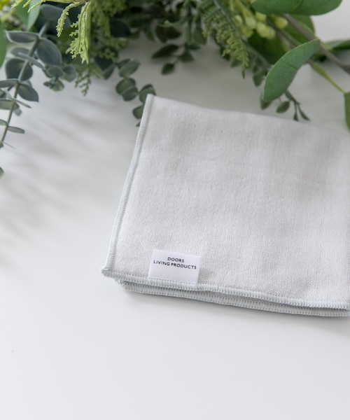 URBAN RESEARCH DOORS（アーバンリサーチドアーズ）の「DOORS LIVING PRODUCTS　ガーゼハンカチ（タオル・メンズ・グレー/ナチュラル/ライトグレー/オフホワイト/ネイビー・-）」の12枚目の写真