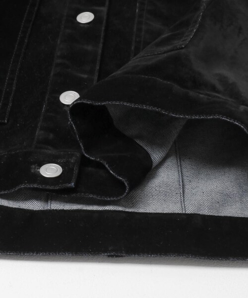 KBF（ケイビーエフ）の「ハイネックデニムブルゾン（ブルゾン・レディース・BLUE/BROWN/BLACK・One）」の17枚目の写真