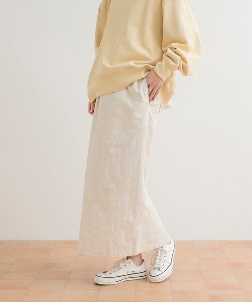 URBAN RESEARCH DOORS(アーバンリサーチドアーズ)の「ジャガードストレートスカート(スカート・レディース・IVORY/CAMEL・M)」の10枚目の写真