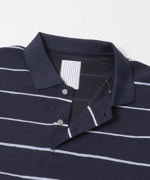 URBAN RESEARCH（アーバンリサーチ）の「SFC　SIDE STRIPE BIG POLO（ポロシャツ・メンズ・NAVY/WHITE/BLACK・M/L/XL/XXL）」の16枚目の写真