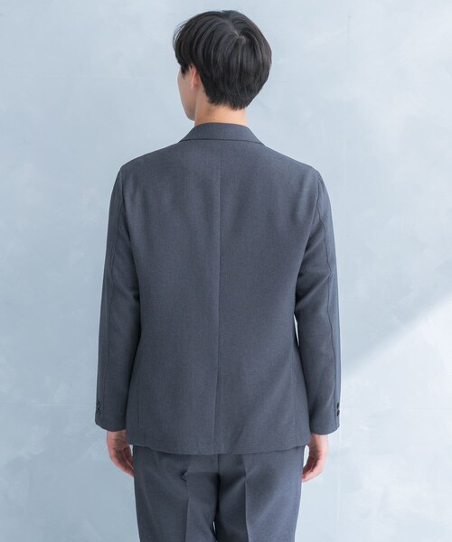 URBAN RESEARCH DOORS(アーバンリサーチドアーズ)の「LIFE STYLE TAILOR リネンライク千鳥柄コンフォータブルジャケット(テーラードジャケット・メンズ・GRAY/BROWN・S/M/L/XL)」の4枚目の写真