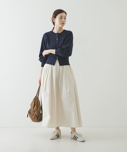 URBAN RESEARCH(アーバンリサーチ)の「コクーンスリーブカーディガン(カーディガン/ボレロ・レディース・OFF WHITE/NAVY・Free)」の17枚目の写真