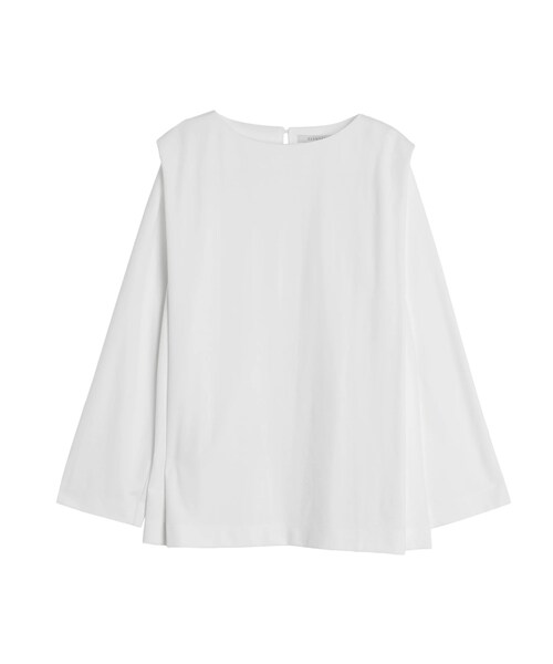 エレンディーク　トップス　オフホワイト ELENDEEK（エレンディーク）の「SHOULDER TUCK CS（Tシャツ