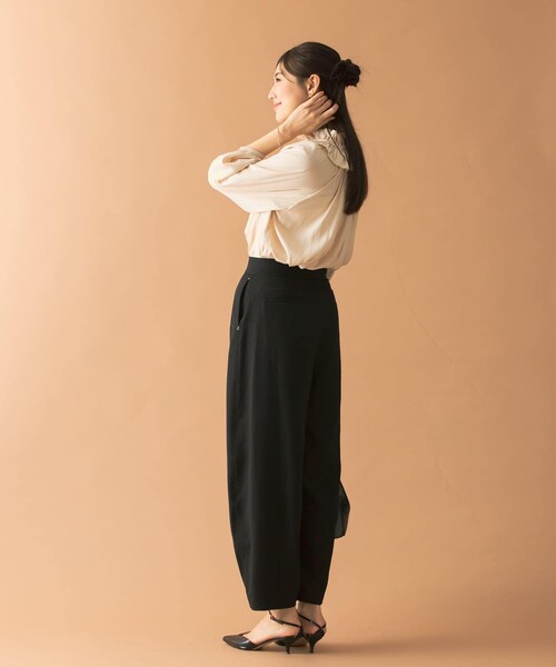 URBAN RESEARCH ROSSO（アーバンリサーチロッソ）の「カーブパンツ（その他パンツ・レディース・BLACK/GREIGE・36/38）」の19枚目の写真