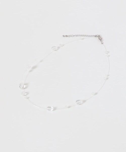 KBF（ケイビーエフ）の「シズクネックレス（ネックレス・レディース・CLEAR/KHAKI・One）」の17枚目の写真