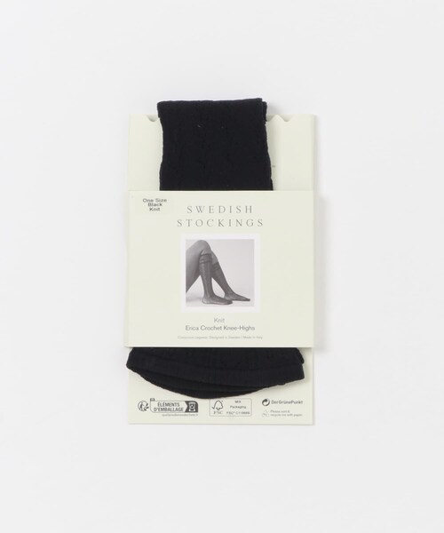 URBAN RESEARCH（アーバンリサーチ）の「SWEDISH STOCKINGS　ERICA CROCHET KNEE HIGHS（その他アンダーウェア/インナー・レディース・IVORY/BLACK・-）」の12枚目の写真
