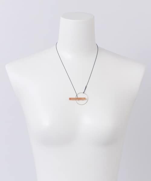 KBF（ケイビーエフ）の「サークルモチーフラリエット（ネックレス・レディース・BROWN/GRAY・One/one）」の4枚目の写真