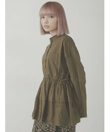 merry jenny | ruffleシャツチュニック(ワンピース)