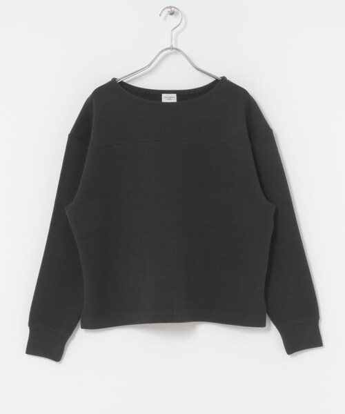 URBAN RESEARCH DOORS（アーバンリサーチドアーズ）の「『UR TECH』ボートネックプルオーバー（Tシャツ/カットソー・レディース・IVORY/PISTACHIO/BLACK・M）」の21枚目の写真