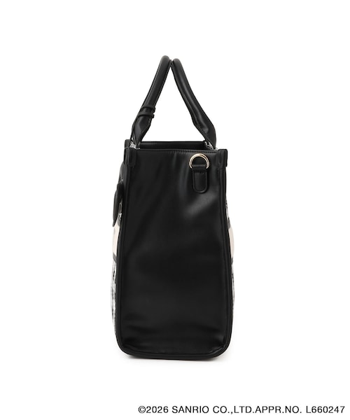 VIS（ビス）の「【HELLO KITTY×VIS】リボンチャームトートバッグ（トートバッグ・レディース・ブラック/ブラック系・F）」の21枚目の写真