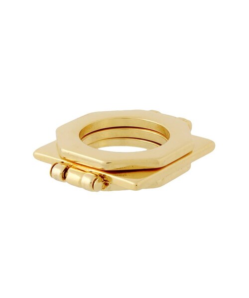 MURUA（ムルーア）の「【CASUAL】トリプルデザインリング（リング・レディース・ミックス/ゴールド・F）」の4枚目の写真