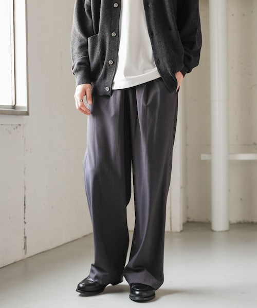 URBAN RESEARCH DOORS（アーバンリサーチドアーズ）の「FORK&SPOON　TRイージートラウザー（その他パンツ・メンズ・CHARCOAL/NAVY・4/5）」の7枚目の写真