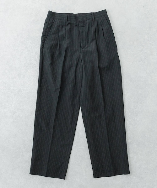 URBAN RESEARCH(アーバンリサーチ)の「new basic WOOL LINEN TROUSER(その他パンツ・メンズ・BK STRIPE/BLACK・M/L/XL)」の2枚目の写真
