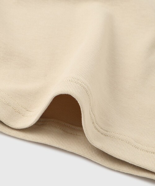 ADAM ET ROPE'（アダムエロペ）の「【CAMIEL FORTGENS/カミエル フォートヘンス】NORMAL TEE 1/1 RIB（Tシャツ/カットソー・メンズ・ベージュ・M）」の9枚目の写真