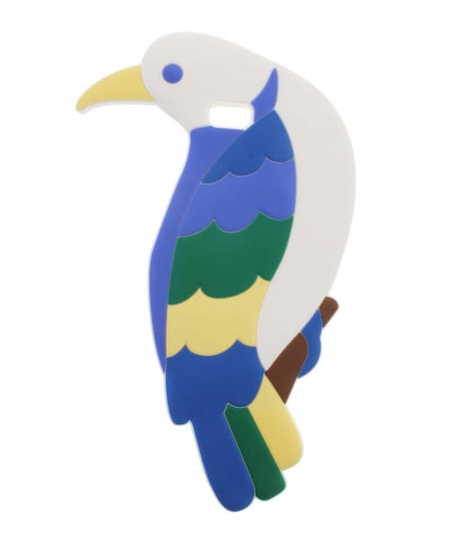 MURUA（ムルーア）の「birdシリコンiphone6/6S/7 case（スマホケース/カバー・レディース・ブルー/ミックス・F）」の2枚目の写真