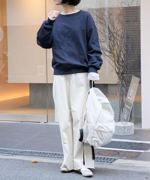 URBAN RESEARCH DOORS(アーバンリサーチドアーズ)の「FORK&SPOON フレンチドリルピグメントチノパンツ(チノパンツ・レディース・IVORY/BEIGE・1/2)」の15枚目の写真