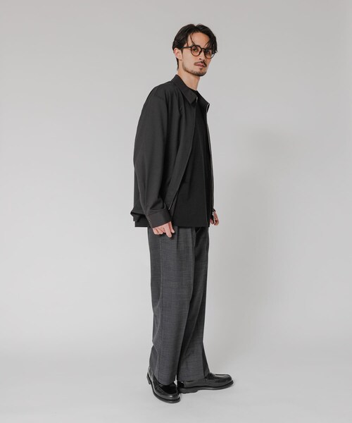 URBAN RESEARCH(アーバンリサーチ)の「『洗濯可/防シワ/接触冷感』WASHABLE WOOL SPORTS JACKET(ブルゾン・メンズ・NAVY/BLACK/CHARCOAL・M/L)」の10枚目の写真
