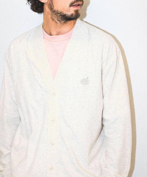 URBAN RESEARCH Sonny Label（アーバンリサーチサニーレーベル）の「OOPS　ランダムパイルカーディガン（カーディガン/ボレロ・メンズ・ベージュ/オートミール/ネイビー・M/L）」の2枚目の写真