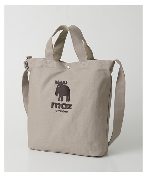 nissen（ニッセン）の「moz　２ＷＡＹキャンバストートバッグ（トートバッグ・メンズ・黒/アイボリー/グレー/ヒッコリー/スモーキーグリーン・Y）」の2枚目の写真