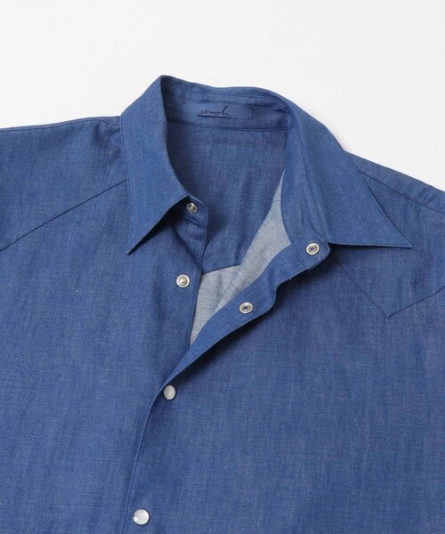 URBAN RESEARCH(アーバンリサーチ)の「semoh Eastern Western Shirts(シャツ/ブラウス・メンズ・LIGHT BLUE・2/3)」の7枚目の写真