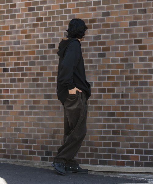 EKAL（エカル）の「QUICK DRY ハーフジップフーディー（スウェット・メンズ・グレー/ブラック・M/L）」の19枚目の写真