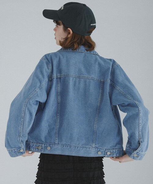 URBAN RESEARCH Sonny Label（アーバンリサーチサニーレーベル）の「オーセンティックデニムショートジャケット（デニムジャケット・レディース・インディゴ/ライトインディゴ・Free）」の9枚目の写真