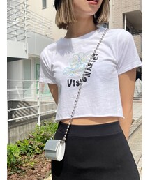 EMODA | ショートボックスロゴTシャツ(Tシャツ/カットソー)
