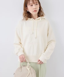 アソートロゴ刺繍裏毛フーディー