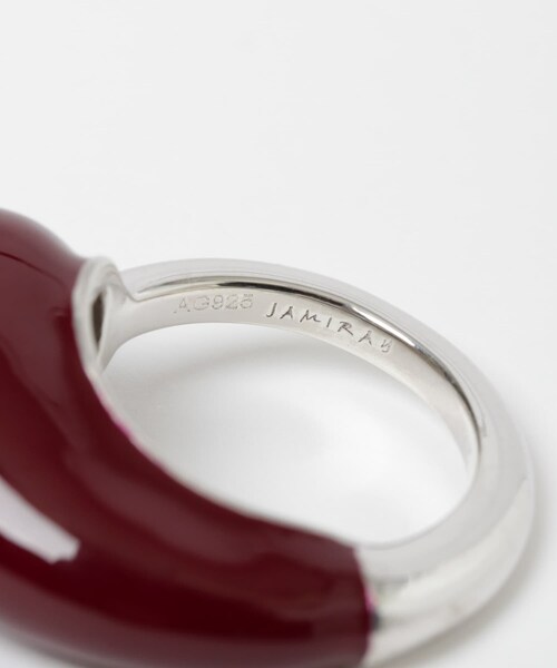 URBAN RESEARCH(アーバンリサーチ)の「JAMIRAY ENA DROP RING(リング・レディース・WHITE/BROWN・13)」の8枚目の写真