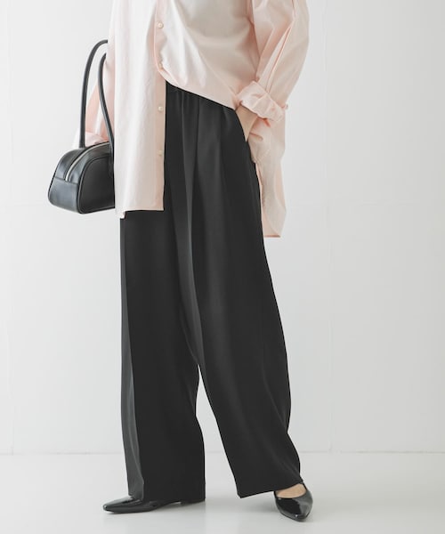 URBAN RESEARCH(アーバンリサーチ)の「ダブルクロスキュプライージーパンツ(その他パンツ・レディース・CHARCOAL/BLACK/YEL BEIGE・36/38)」の9枚目の写真