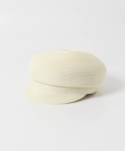 SENSE OF PLACE by URBAN RESEARCH（センスオブプレイスバイアーバンリサーチ）の「ペーパーキャスケット（キャスケット・レディース・IVORY/BROWN/BEIGE・one/One）」の6枚目の写真