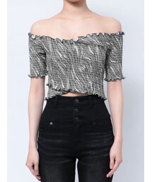 EMODA | フィットクロスバンドトップ(Tシャツ/カットソー)