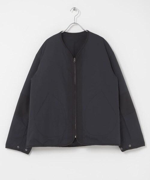 URBAN RESEARCH（アーバンリサーチ）の「HELLA GREEN　Reversible Nylon Jacket（テーラードジャケット・メンズ・BLACK・L/XL）」の4枚目の写真