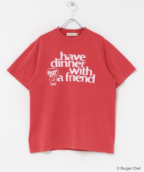 URBAN RESEARCH DOORS(アーバンリサーチドアーズ)の「GOOD ROCK SPEED BURGERCHEF TSHIRTS(Tシャツ/カットソー・レディース・RED・One)」の1枚目の写真