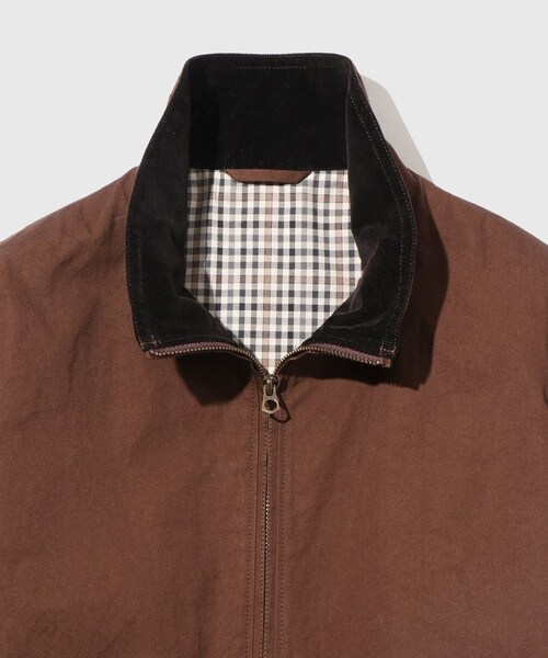 ADAM ET ROPE'(アダムエロペ)の「COATING PRINT TRACK JACKET(その他アウター・メンズ・ダークブラウン・L/M/S)」の9枚目の写真