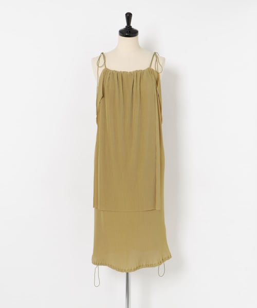 THE GOODLAND MARKET（ザグッドランドマーケット）の「Jens　UNDER HALTER PULLOVER-ONE COLOR（ワンピース・レディース・NAVY/MUSTARD・FREE）」の2枚目の写真