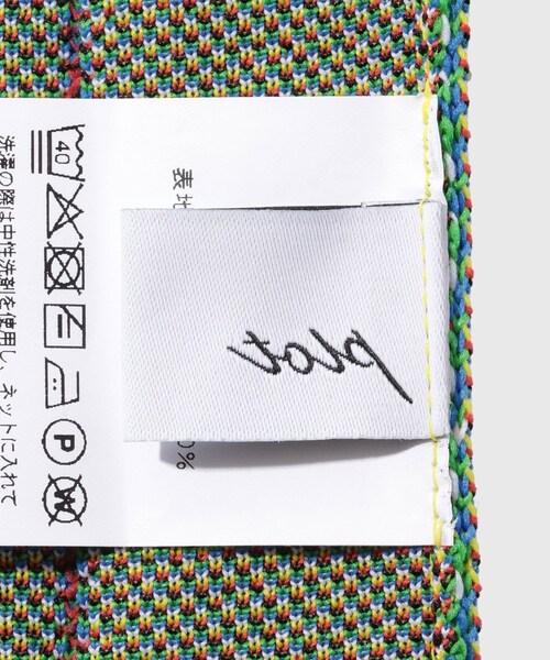 ADAM ET ROPE'（アダムエロペ）の「【TOLQ/トルク】Knit Snack Package Bag（トートバッグ・メンズ・イエロー・F）」の10枚目の写真