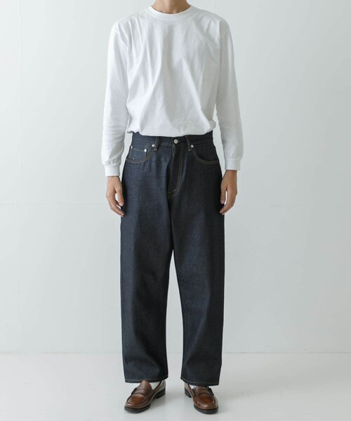 URBAN RESEARCH(アーバンリサーチ)の「SHIOTA スーピマDENIM PANTSバギー#JAY(デニムパンツ・メンズ・INDIGO・28/30/32/34)」の13枚目の写真