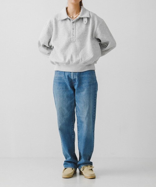 URBAN RESEARCH(アーバンリサーチ)の「DAIWA PIER39 Ws TECH SWEAT SNAP PULLOVER(Tシャツ/カットソー・レディース・TOP GRAY/BLACK/CHARCOAL/WHITE・FREE)」の13枚目の写真