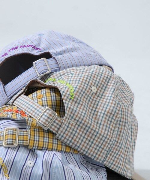 URBAN RESEARCH（アーバンリサーチ）の「Share the Fantasy　6 panel long brim cap（キャップ・メンズ・SAX×BROWN・FREE）」の3枚目の写真